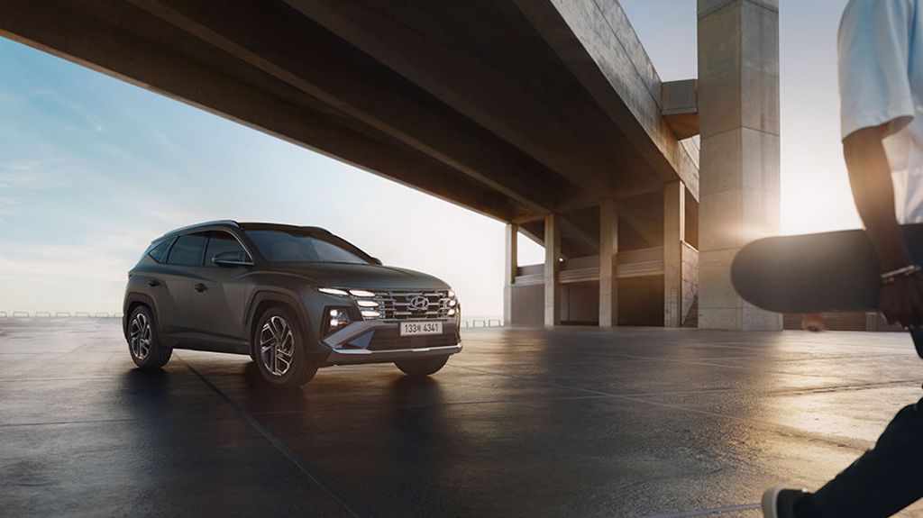 中期改款 Hyundai Tucson 外觀與內裝設計曝光、預計 2024 年上半年發售(圖/Carstuff)