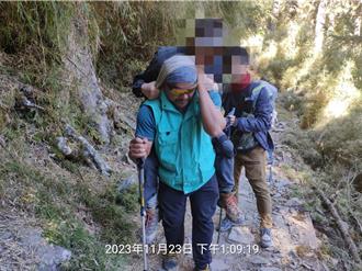 日本團攻頂玉山6旬成員受傷 空勤隊直昇機吊掛送醫