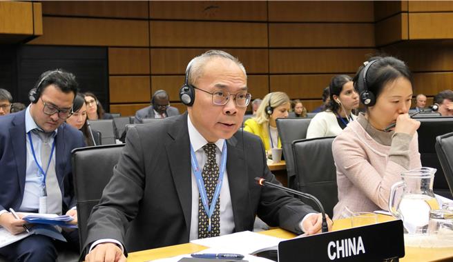 中方：中东地区不应受核武器威胁，以色列应尽快加入《禁止核武扩散条约》。（大陆常驻维也纳联合国和其他国际组织代表团）