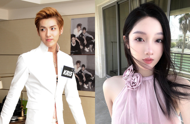 网红都美竹扬言要搞垮吴亦凡。（图／中时资料照片；都美竹微博）