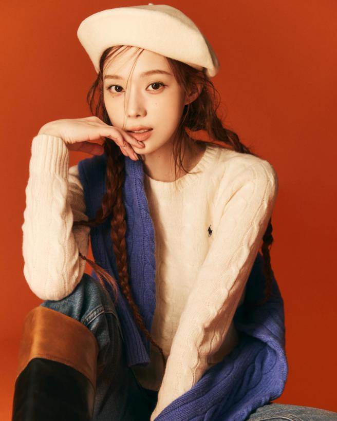 Polo Ralph Lauren 宣布新任南韩品牌大使为人气女团aespa 成员Winter。（Polo Ralph Lauren提供）