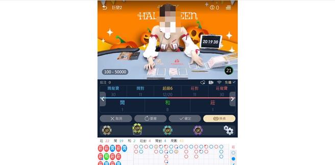 苗栗检警破获网路百家乐签赌直播间。（读者提供／谢明俊苗栗传真）