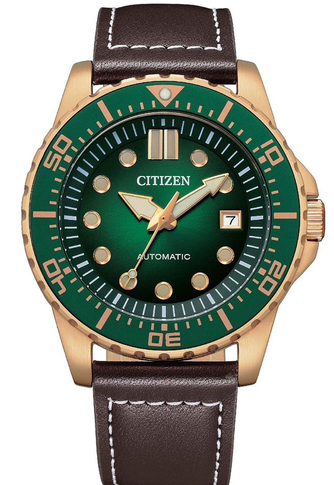 大叶高岛屋的CITIZEN雅痞绅士机械腕表，原价1万1800元、9440元。（大叶高岛屋提供／朱世凯台北传真）