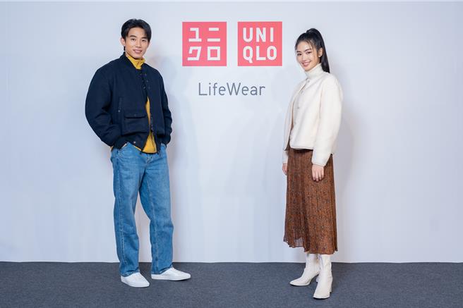 雷嘉汭、初孟轩出席服装品牌发表会。（UNIQLO提供）