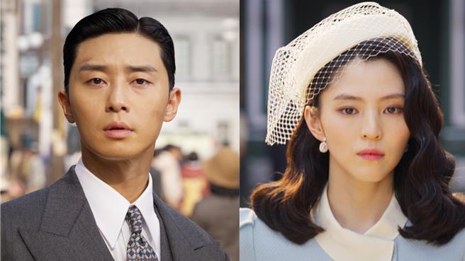 朴叙俊（左）和韩韶禧在剧中的首次相遇场面充满火药味。（Netflix提供）