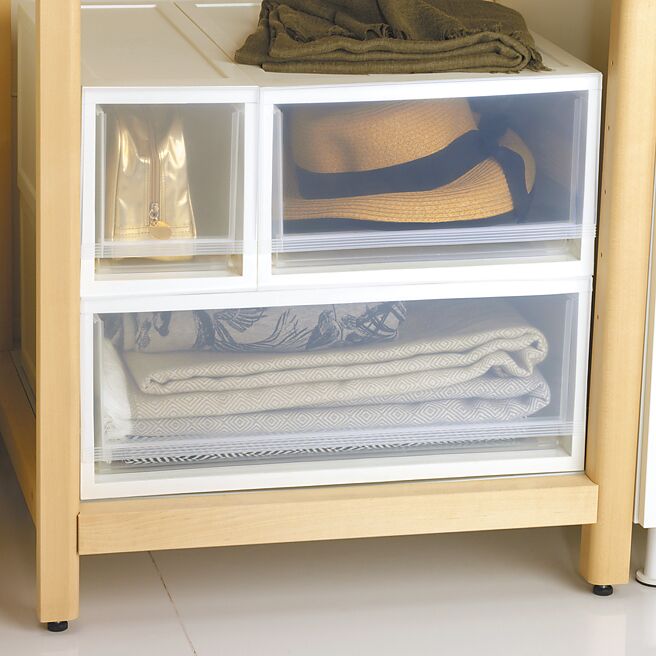 IKEA SOPPROT組合式收納盒系列，149元至549元。（IKEA提供）