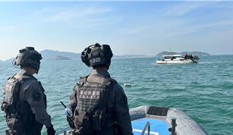 金門水試所聯合海巡出擊護漁 強力清除越界非法網具逾70件