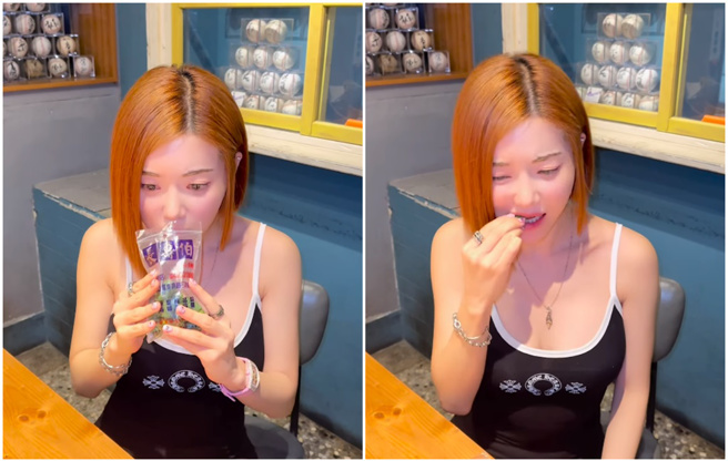 DJ SODA体验嚼槟榔。（图／IG@deejaysoda）