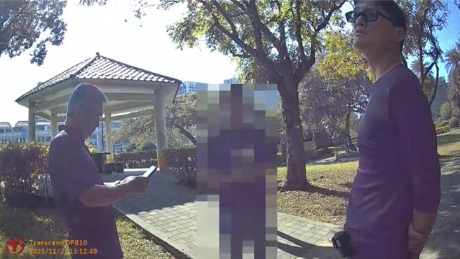 38岁杨男利用午休空檔到公园骚扰落单女性，被警方逮捕。（翻摄照片／张亦惠台中传真）