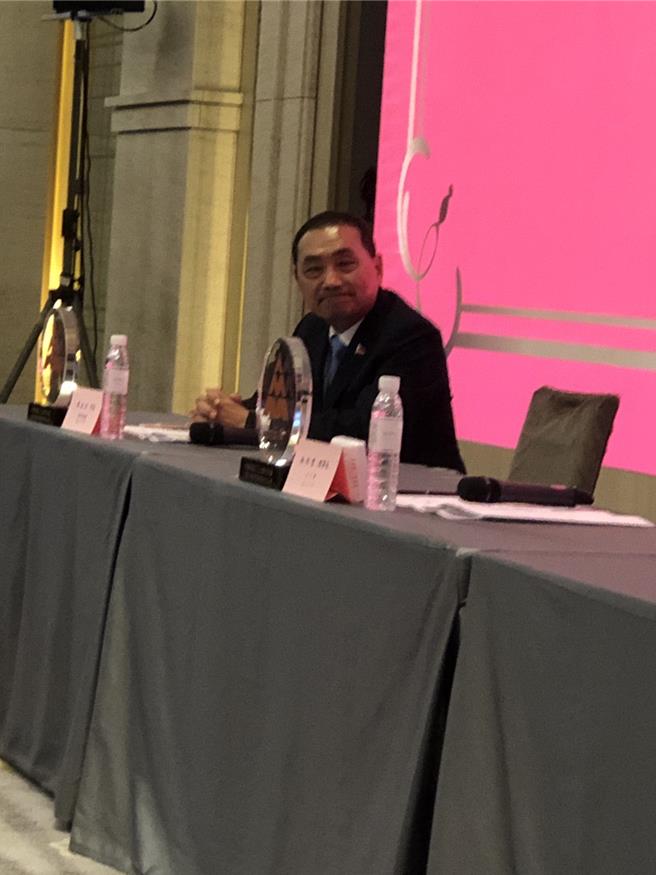 国民党总统候选人侯友宜。（图／吴静君摄）