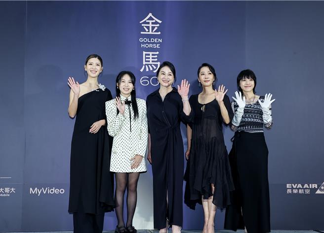 余香凝（左起）、林品彤、陆小芬、胡伶、锺雪莹分享入围心情。（罗永铭摄）