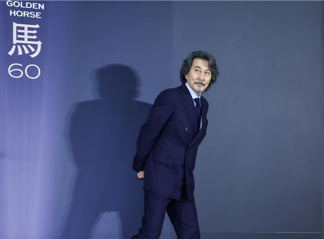 役所广司受金马奖之邀首度造访台湾。（罗永铭摄）