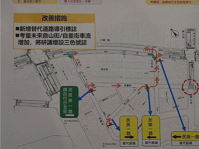 捷運工程局表示，會將里民建議納入考量，並檢討相關替代道路指引、設置號誌等，維護當地居民出入安全。（翻攝照片／任義宇高雄傳真）