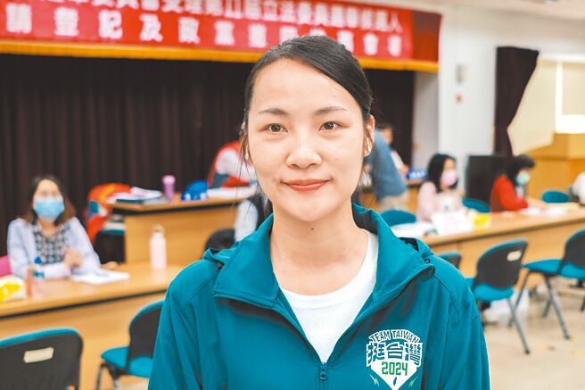 新竹县一选区民进党参选人詹纪缇。（罗浚滨摄）