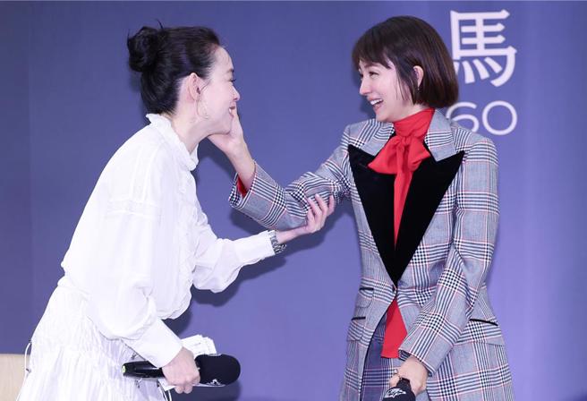 满岛光暖心安慰突然落泪的主持人曾宝仪。（图/中时资料照）