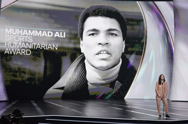 阿里運動人道獎的頒獎典禮。（美聯社資料照）