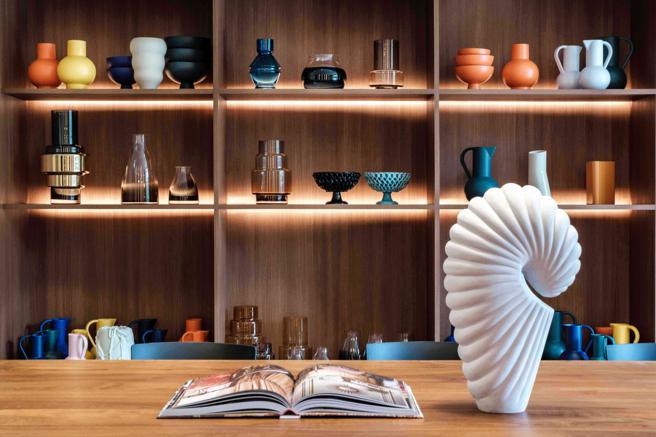 Everijoy Floral Boutique引进各种精品及的花器和职人作品。（Everijoy提供／古明弘台北传真）