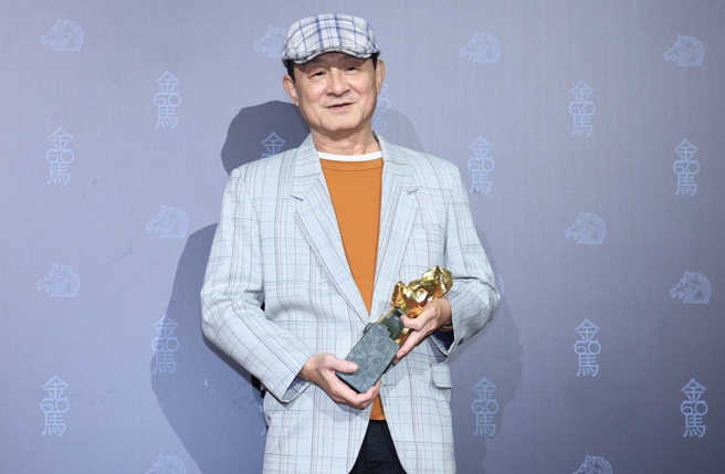 陈慕义以《老狐狸》获得最佳男配角奖。（图／粘耿豪摄）