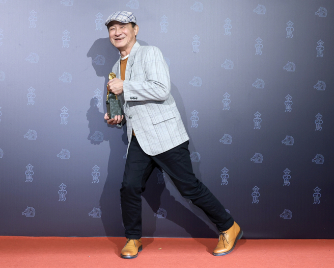 陈慕义认为能在台湾拍戏很幸福。（图／粘耿豪摄）
