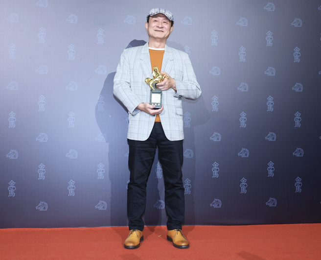 陈慕义认为能在台湾拍戏很幸福。（图／粘耿豪摄）