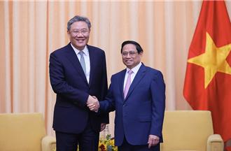 越南總理晤王文濤 倡推動鐵路互聯互通合作