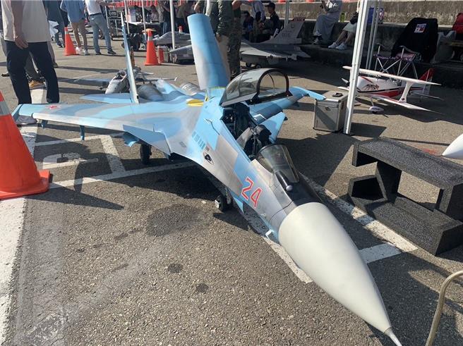 现场展示的模型机。（苗栗县政府提供／李京升苗栗传真）