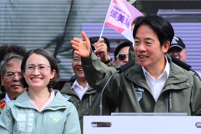 蓝白合破局，赖清德问大家「谁敢把国家交给这群人」！（王志伟摄）