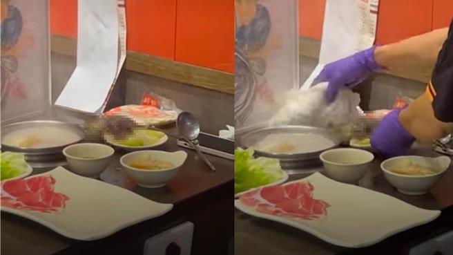 新北市卫生局今（26）日前往发生老鼠争议的火锅店钱都稽查，经查核发现有部分缺失，已命业者限期改善。（翻摄画面）