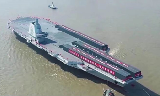 影》陸航母福建艦進行電磁彈射測試 海試近了？