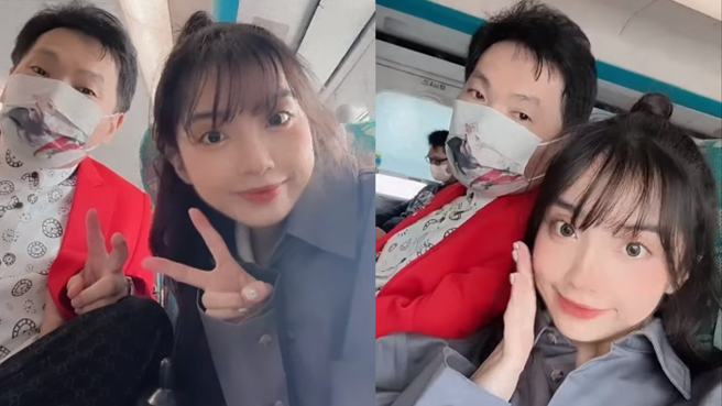 蔡义德女儿多多为照顾父亲跌倒。（图／蔡义德 FB）