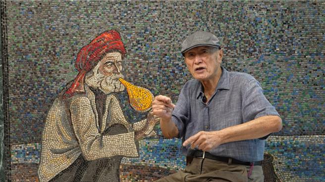 陈景容教授获得今年艺术教育终身成就奖。（教育部提供／林志成台北传真）