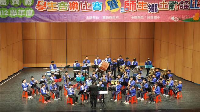 比赛当天，全校四到九年级学生42人上场，阵容坚强。（大埔国中小提供∕吕妍庭嘉义传真）