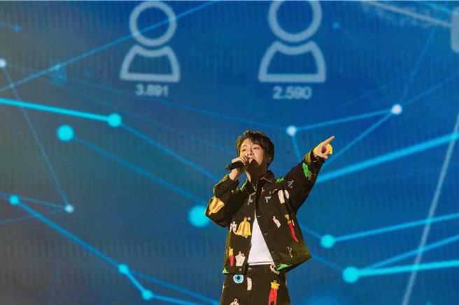 韦礼安日前受邀出席新加坡电台Yes 933潮流音乐盛典颁奖典礼演出。（Yes 933电台提供）