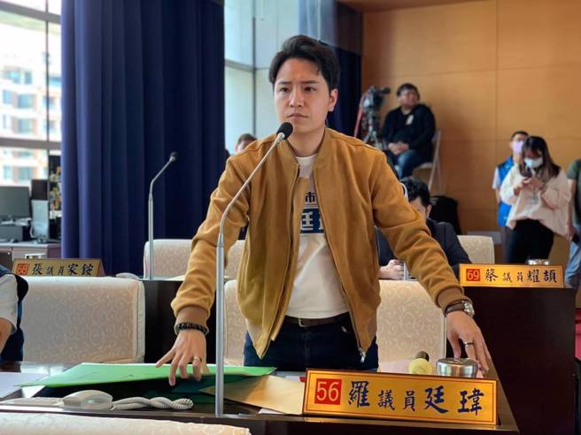 國民黨台中市立委參選人、市議員羅廷瑋。（圖 / 取自羅廷瑋臉書）