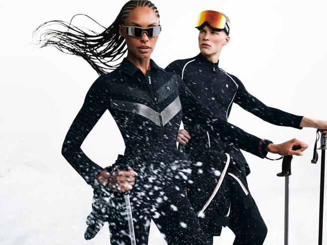 BOSS x Perfect Moment拍摄的系列形象照，此次Boss也是马特洪峰竞速滑雪公开赛的主要合作伙伴。（Boss提供／黄唯淯台北传真）