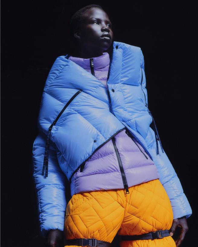 Moncler Holiday假日系列充满抢眼的色系设计。（Moncler提供提供／黄唯淯台北传真）