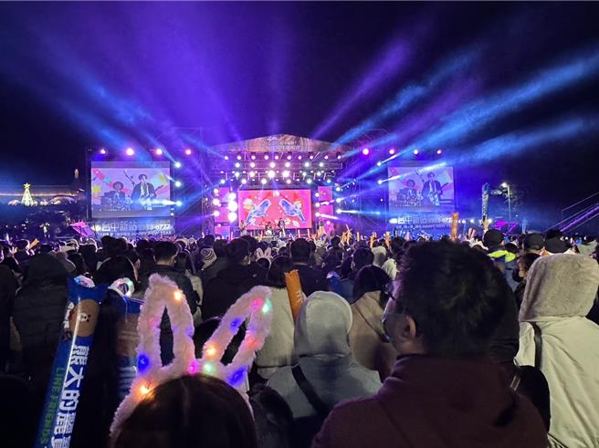 麗寶樂園渡假區今年第8年重金打造演唱會規模的跨年演唱會。（麗寶樂園渡假區提供）