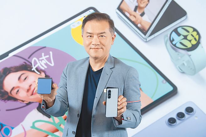 台湾三星电子行动通讯事业部总经理陈启蒙。（三星提供／黄琮渊台北传真）