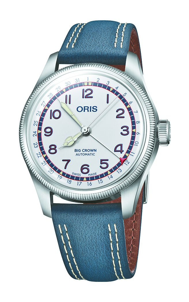 ORIS向美国职棒大联盟的传奇人物Hank Aaron致敬推出联名表，套组7万5000元。（ORIS提供）