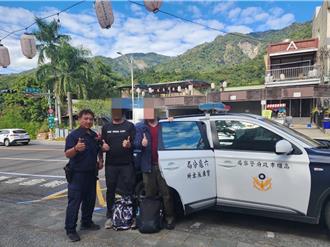 2外籍男欲朝聖寶來溫泉 山區沒訊號驚險迷途遇暖警解困
