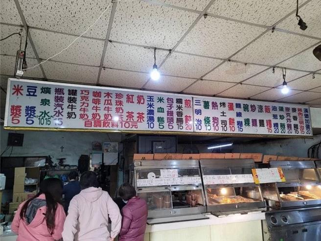 溪湖镇也有超佛早餐店，全店最贵是20元的麦克炸鸡，豆浆更只要5元。（脸书路上观察学院／吴建辉彰化传真）
