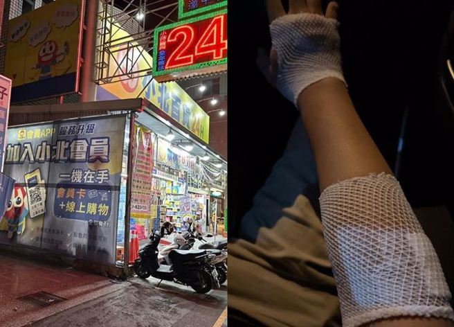 男子因和朋友绕过被封住的骑楼，却被要靠站的客运擦撞受伤，气得上网抱怨，不料，网友全不挺反痛批他。（图／翻摄自爆料公社）