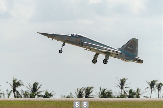 F-5 E/F战机。曾是我国民国60至80年代主力机种。(青年日报提供)