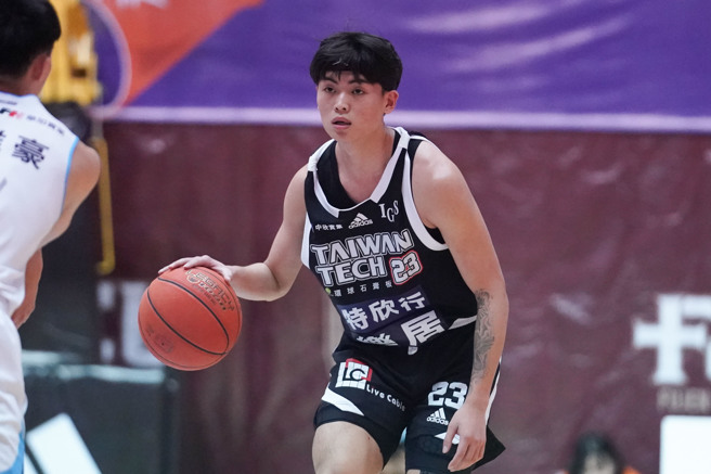 台科大林子桓投进全场最高26分。（大专体总提供）