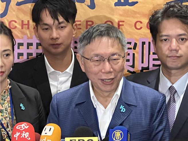 民眾党总统参选人柯文哲。（杨亚璇摄）