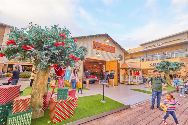 华泰名品城29日展起开展为期34天圣诞檔期。图／华泰名品城提供