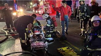 头份透天厝大火酿5死 警消勘验「起火点在这里」