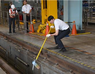 重視旅客安全 高鐵舉行災害預防演練