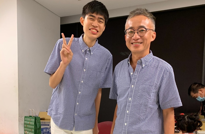 柯辰勋生前与许常德是忘年之交。（图／大家好！我是柯辰勋脸书）