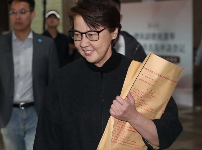 民眾党总统候选人柯文哲竞选办公室总干事黄珊珊。（资料照,郑任南摄）